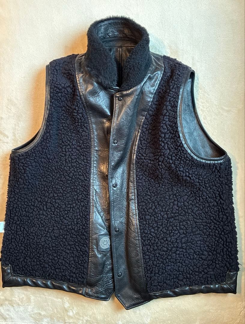 トップス Porter classic HORSE LEATHER VEST XXL