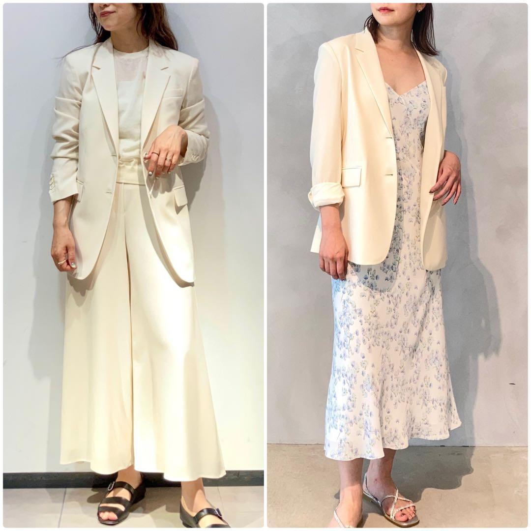 theory 25SS ストレートブレザー　テーラードジャケット　アイボリー　2