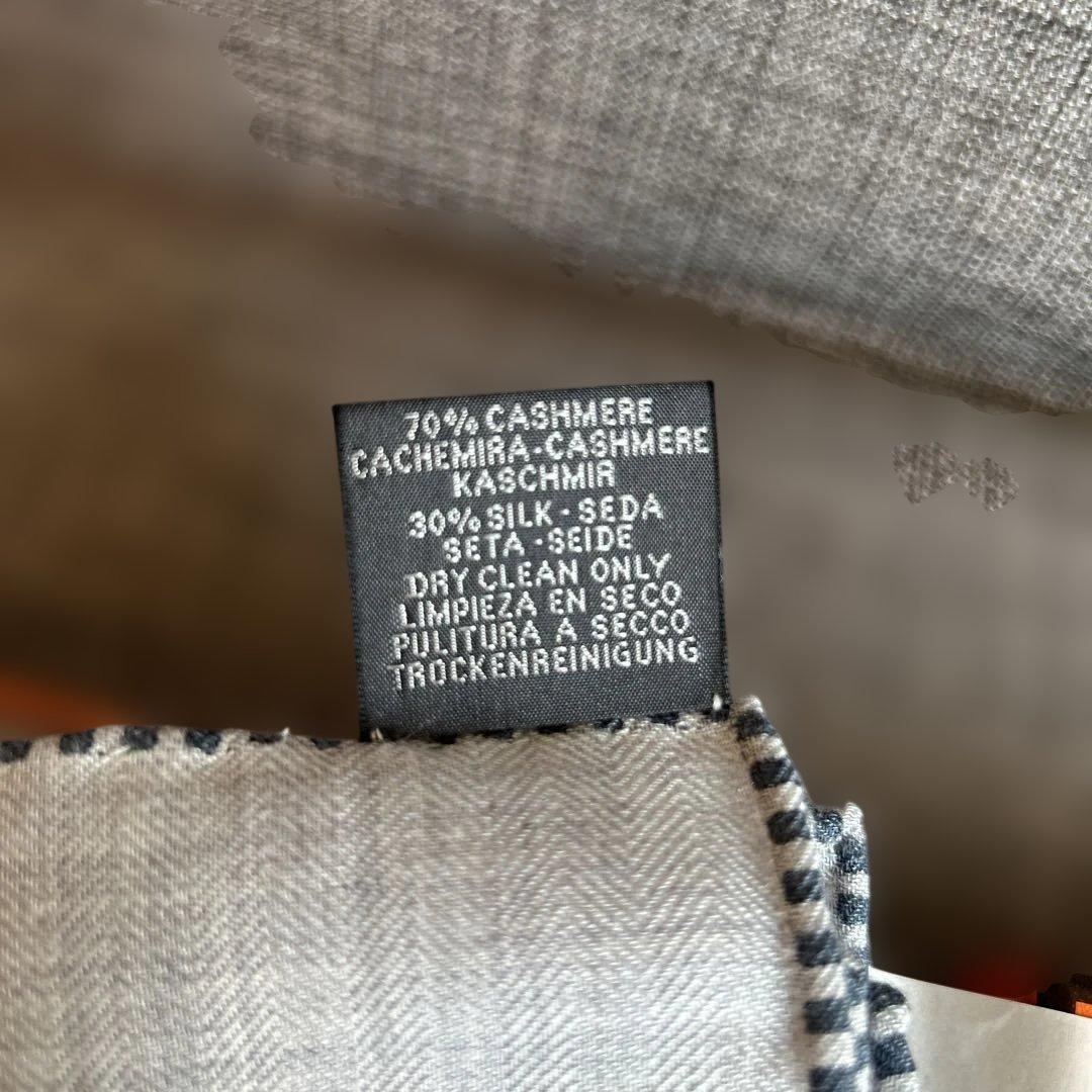 HERMES 四輪馬車の車輪 カシミアシルク カシシル　バンダナ