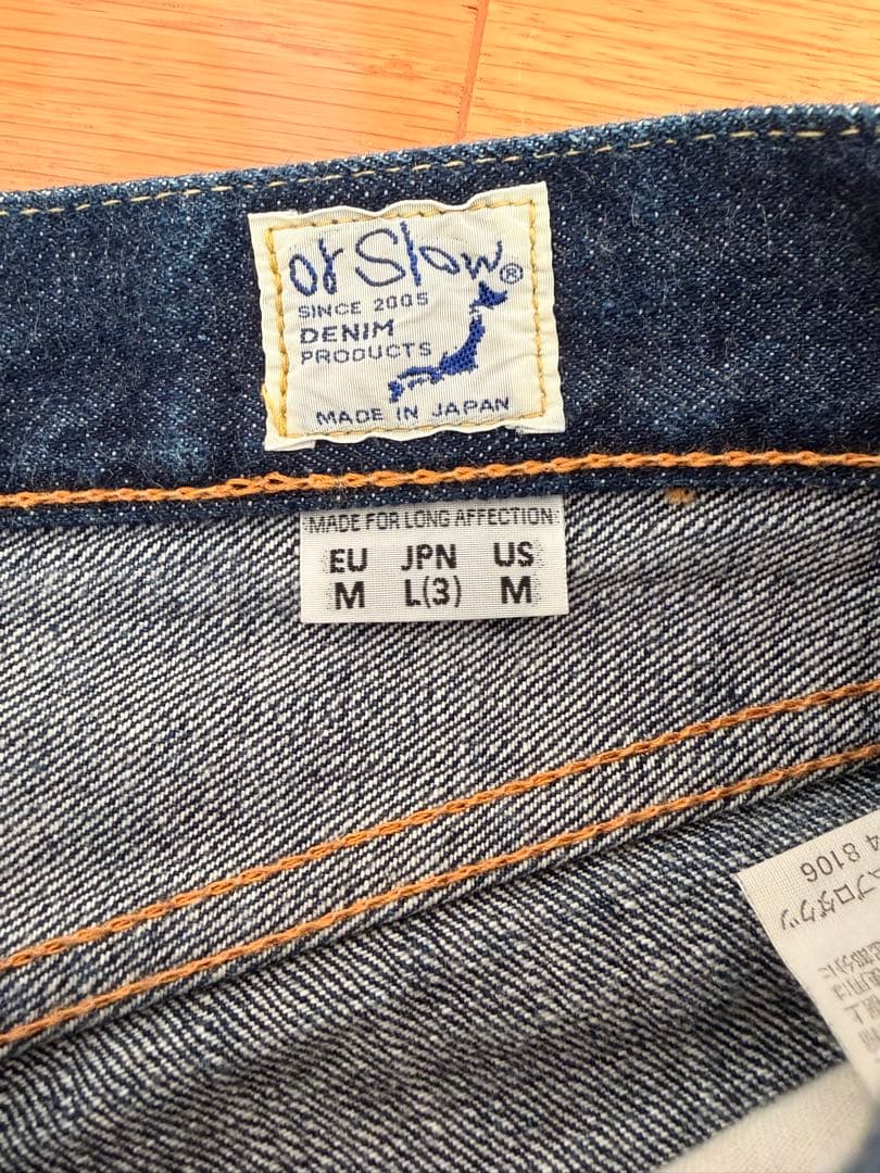 orSlow オアスロウL105 ストレートデニム セルビッチ