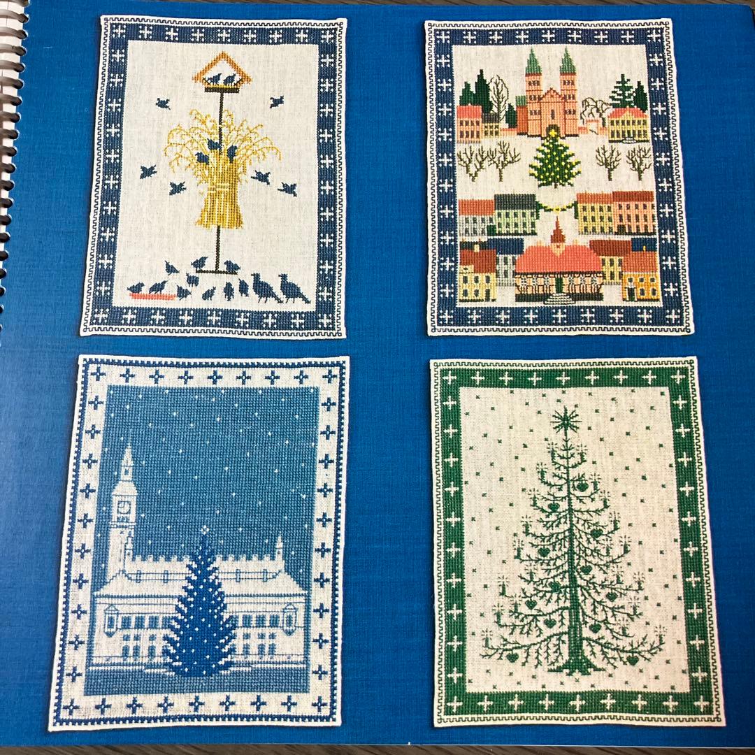 希少　フレメ刺繍　クリスマスクロスステッチ図案集　全79ページ