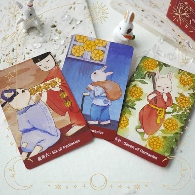 【正規品タロットカード】希少品✨キュートなうさぎの可愛いラビットTAROT