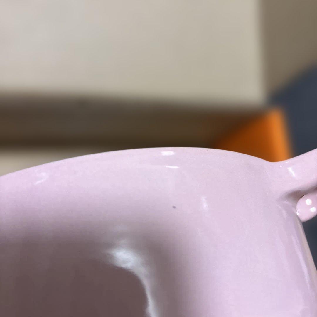 LE CREUSET ピンク 両手鍋（すき焼きポット）