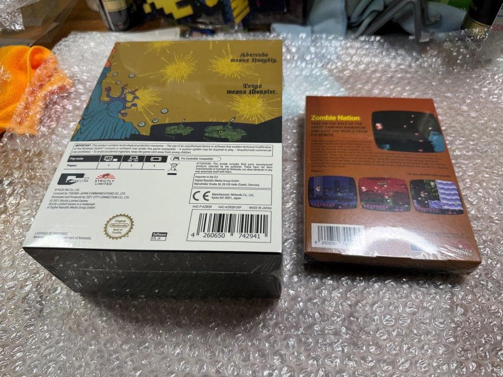 SW Abarenbou Tengu 暴れん坊天狗 + NES版 欧州限 新品
