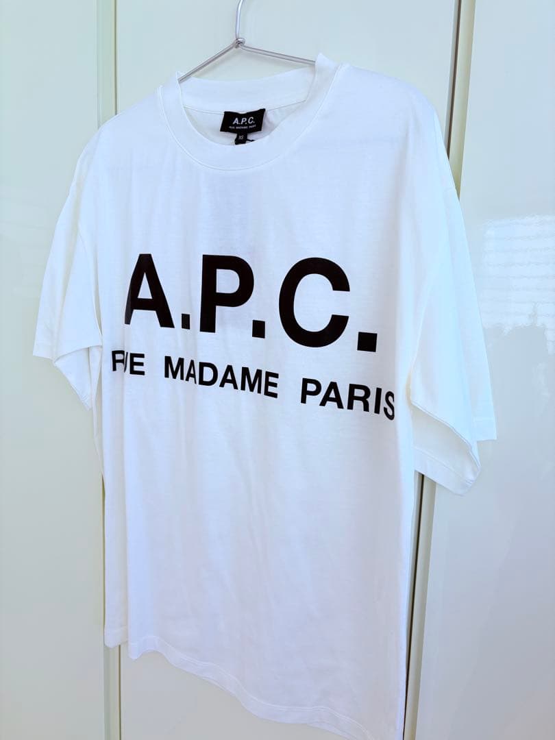 【新品】A.P.C. プリントTシャツ XS ホワイト