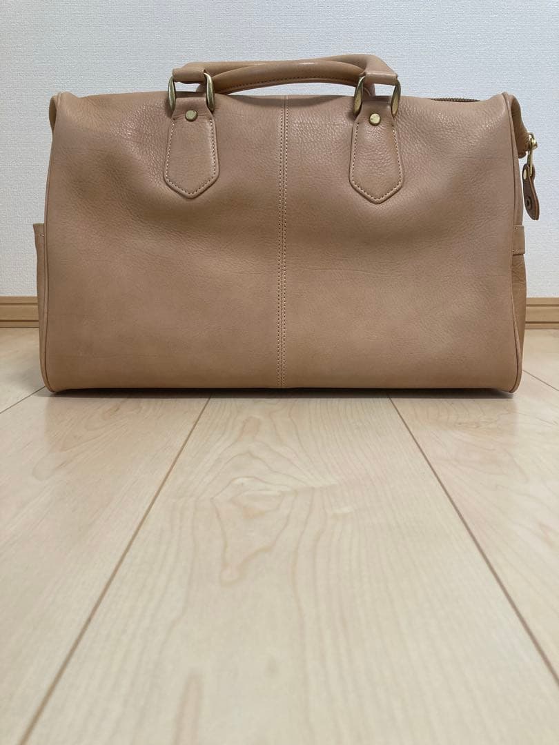 ネ*ト様 【新品・タグ付き】PORTER 牛革ボストンバッグ ベージュ（日本製）