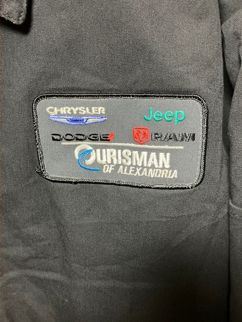 ワークジャケット マリア 刺繍 ブラック XLサイズ スイングトップ