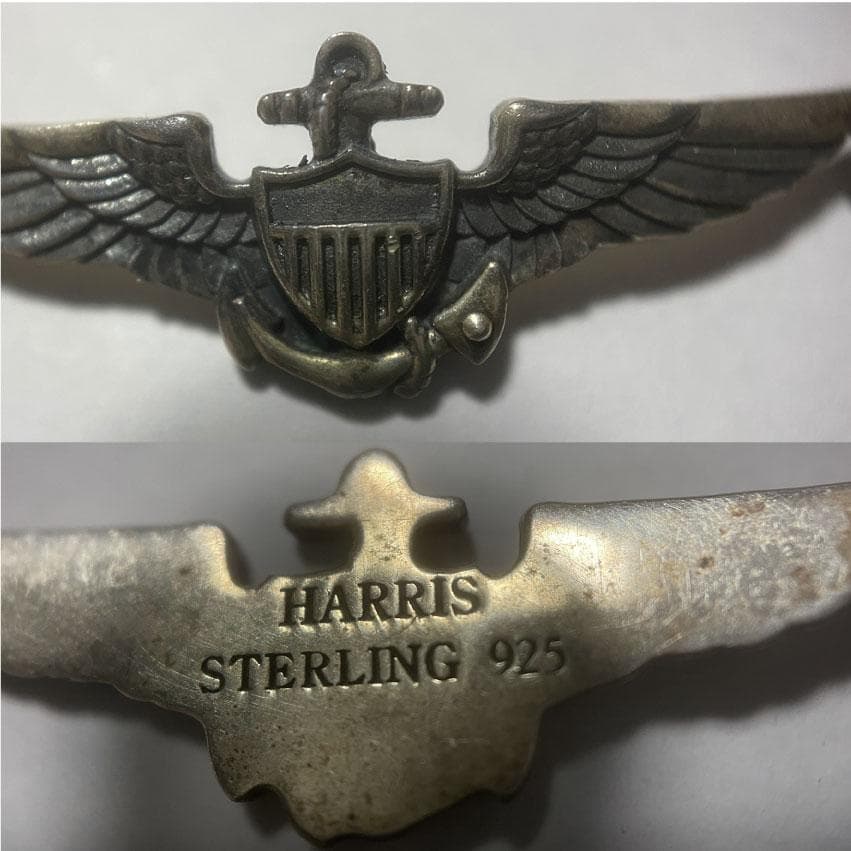 40’S NAVAL AIR CORPS SILVER 925 ペンダント 銀