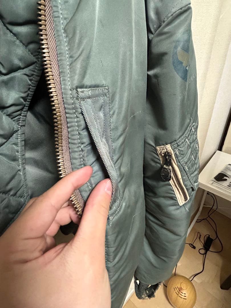 エアフォース MA-1 50s 黒タグ