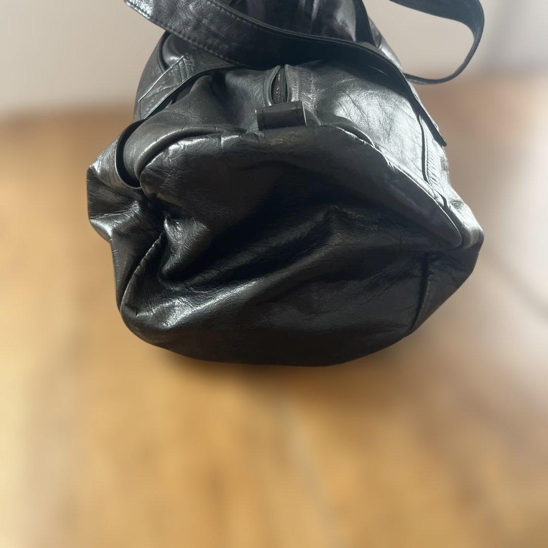【美品】　PORTER 吉田カバン　レザーボストンバッグ　ブラック