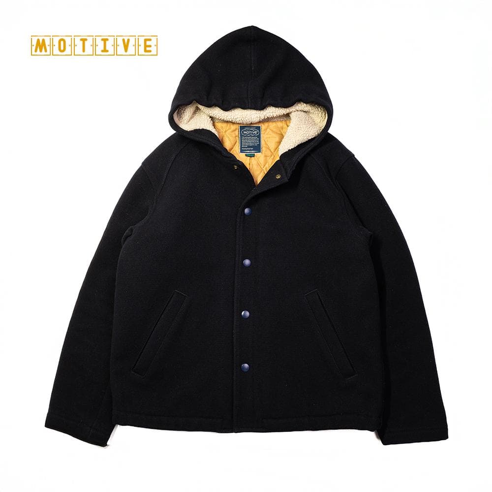 希少美品 MOTIVE 00s メルトンフードコート M
