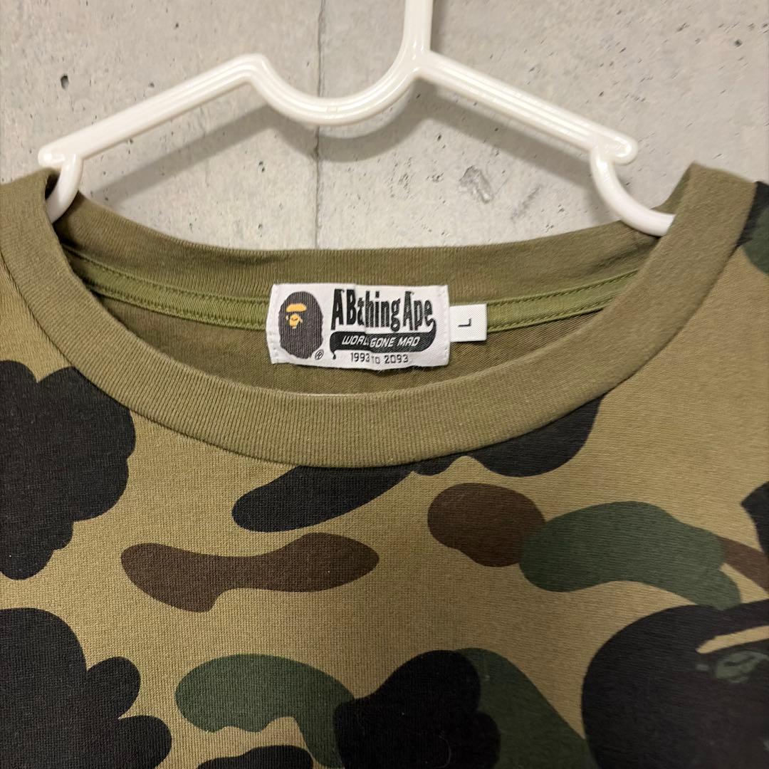 A Bathing Ape 迷彩柄 長袖Tシャツ
