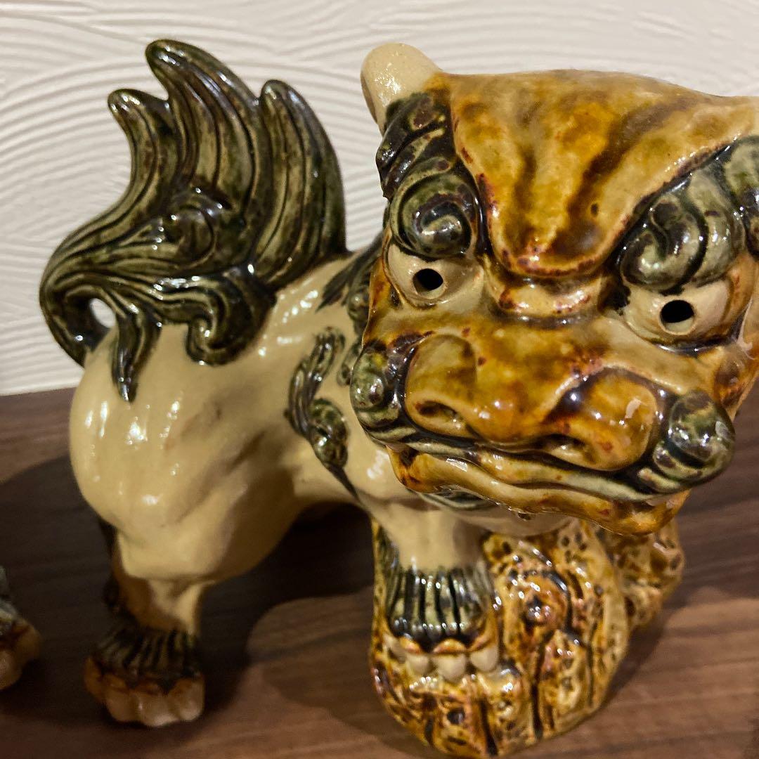 お値下げしました　九谷焼　獅子　アンティーク