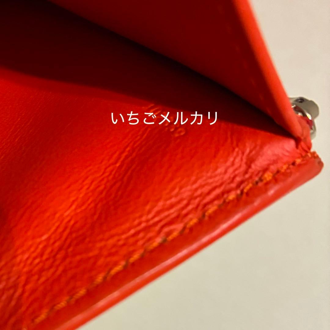 LOEWE ロエベ アナグラム 三つ折り財布 オレンジ