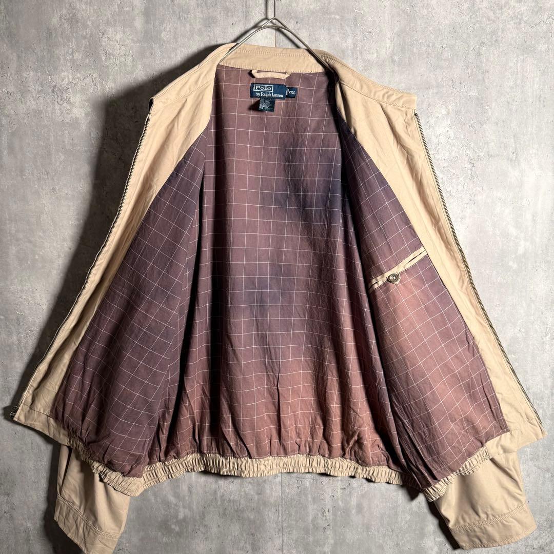 ⭐️希少⭐️ラルフローレン スウィングトップジャケット XXL チェック裏地 カーキ