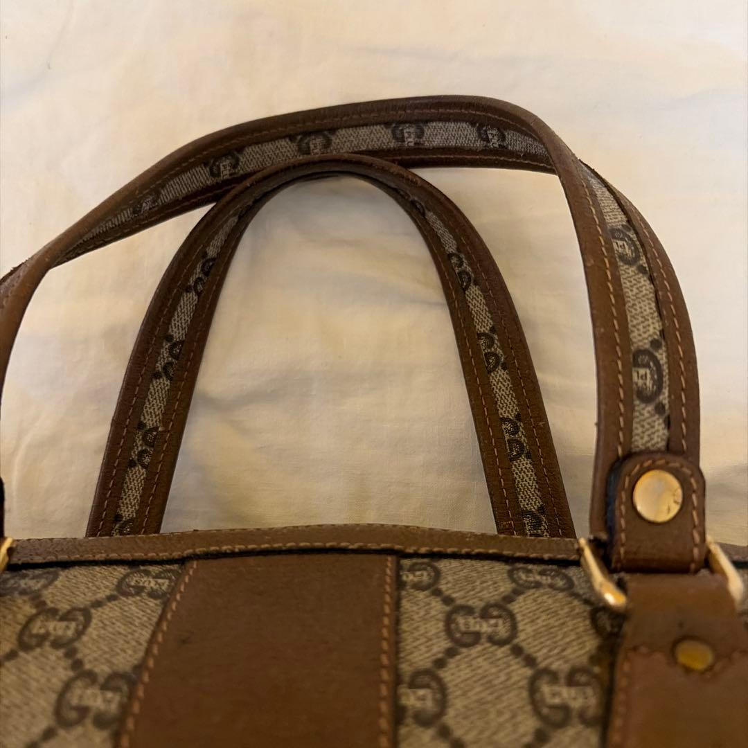 GUCCI Plus ボストンバッグ 中型 ベージュ・ブラウン