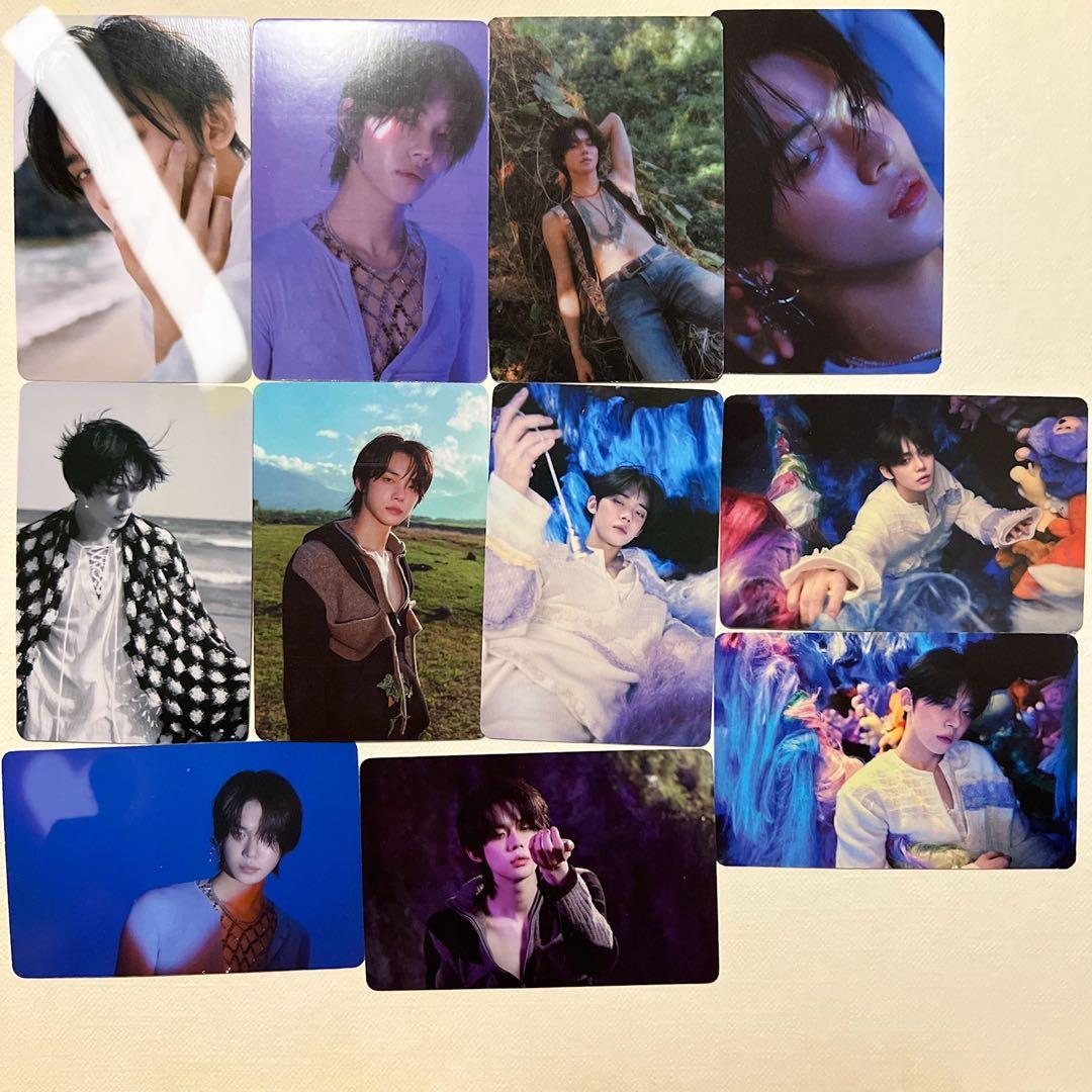新品　トレカ付　TXT ヨンジュン　センイル　誕生日　Tシャツ Lサイズ