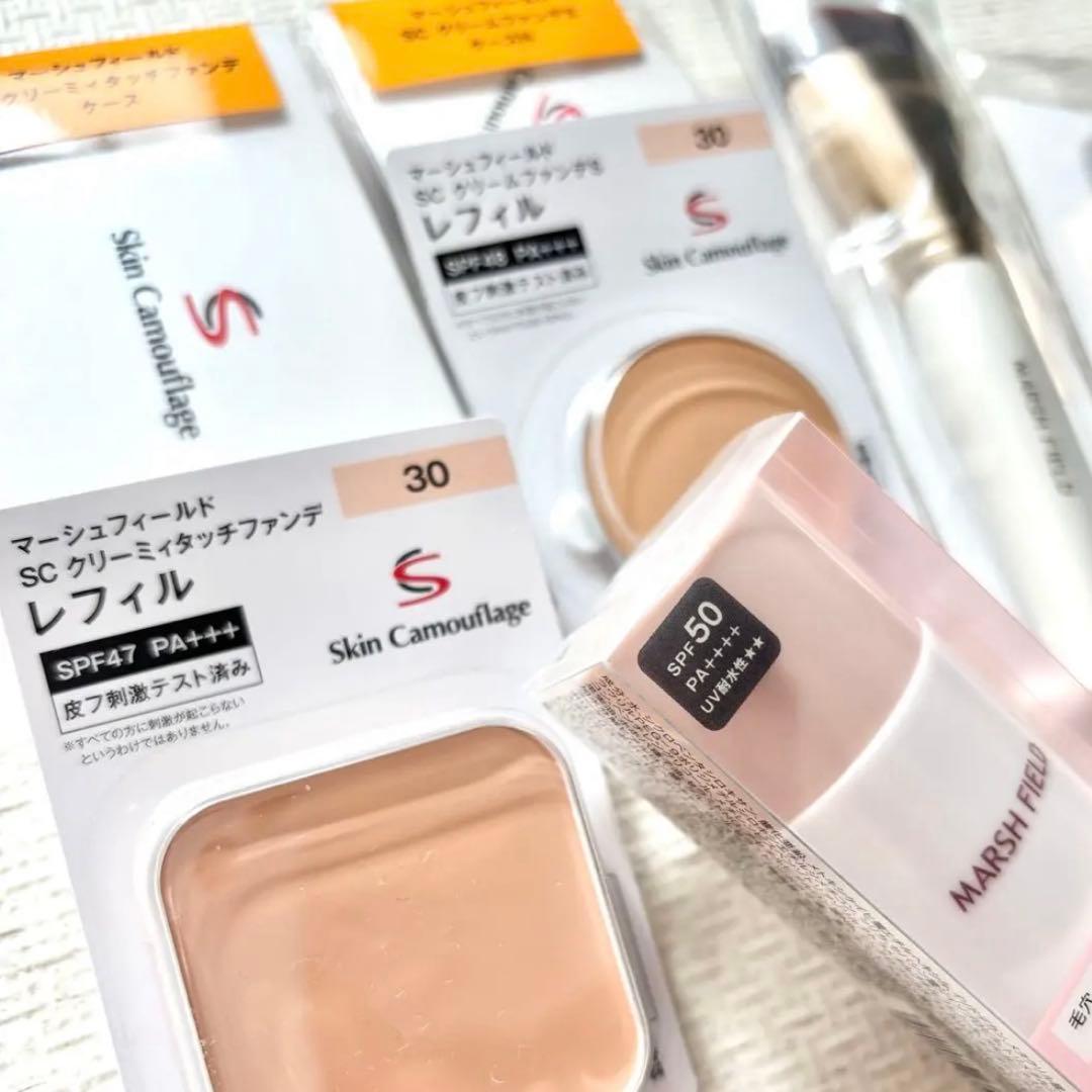 【新品未開封】マーシュフィールド ファンデーション　ブラシ　7点セット