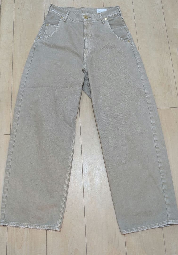 upper hights for conte ベージュデニムパンツ　24 美品