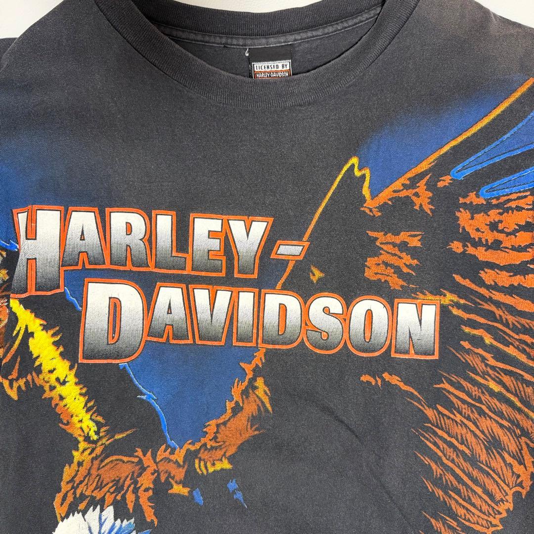 Hurley Davidson Tシャツ ビックイーグル usa製