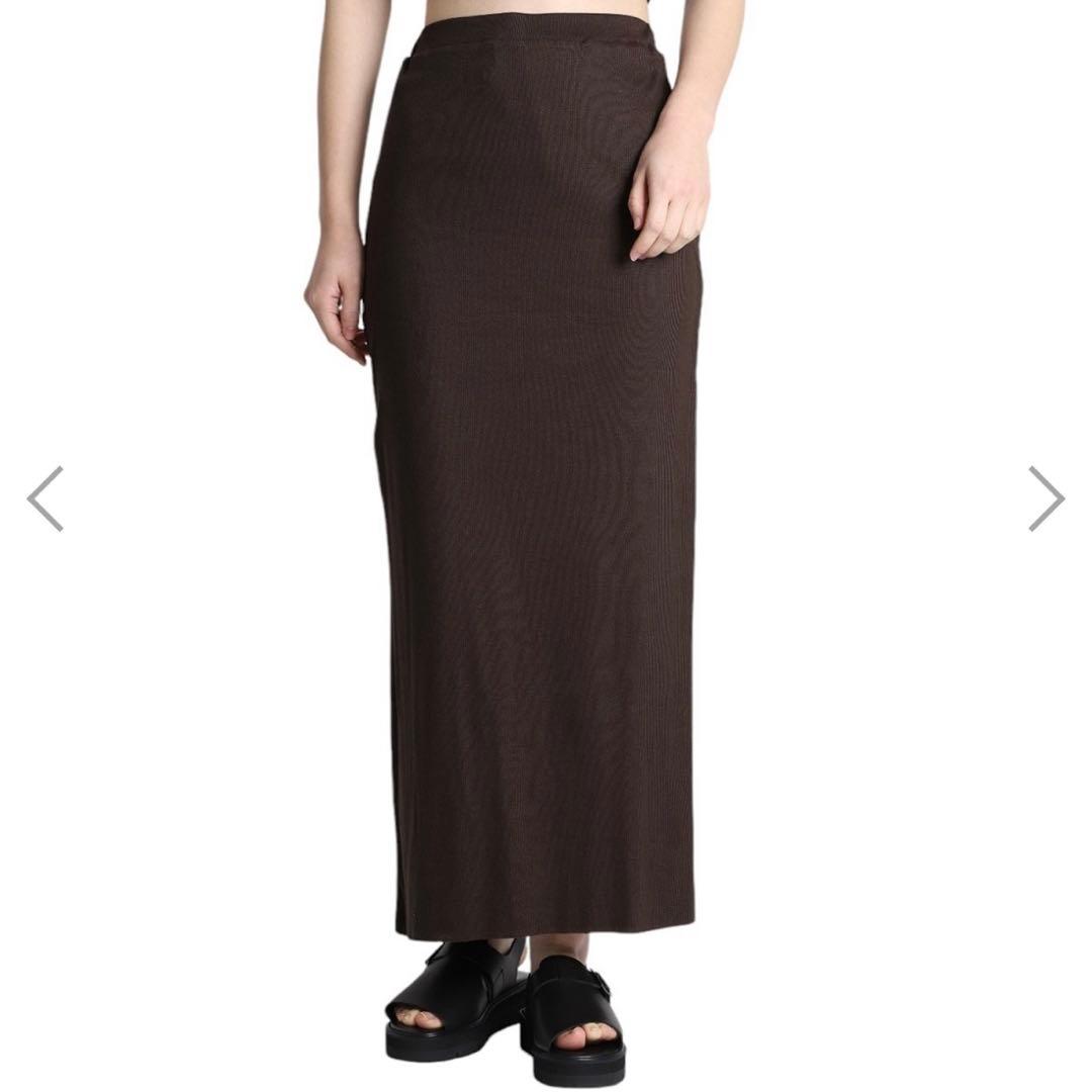 blurhms ブラームス ／ RIB Skirt リブスカート