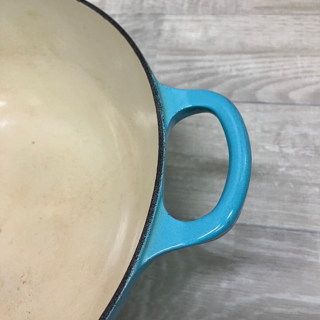 LE CREUSET 両手鍋 マルミット ターコイズ 27cm 41l