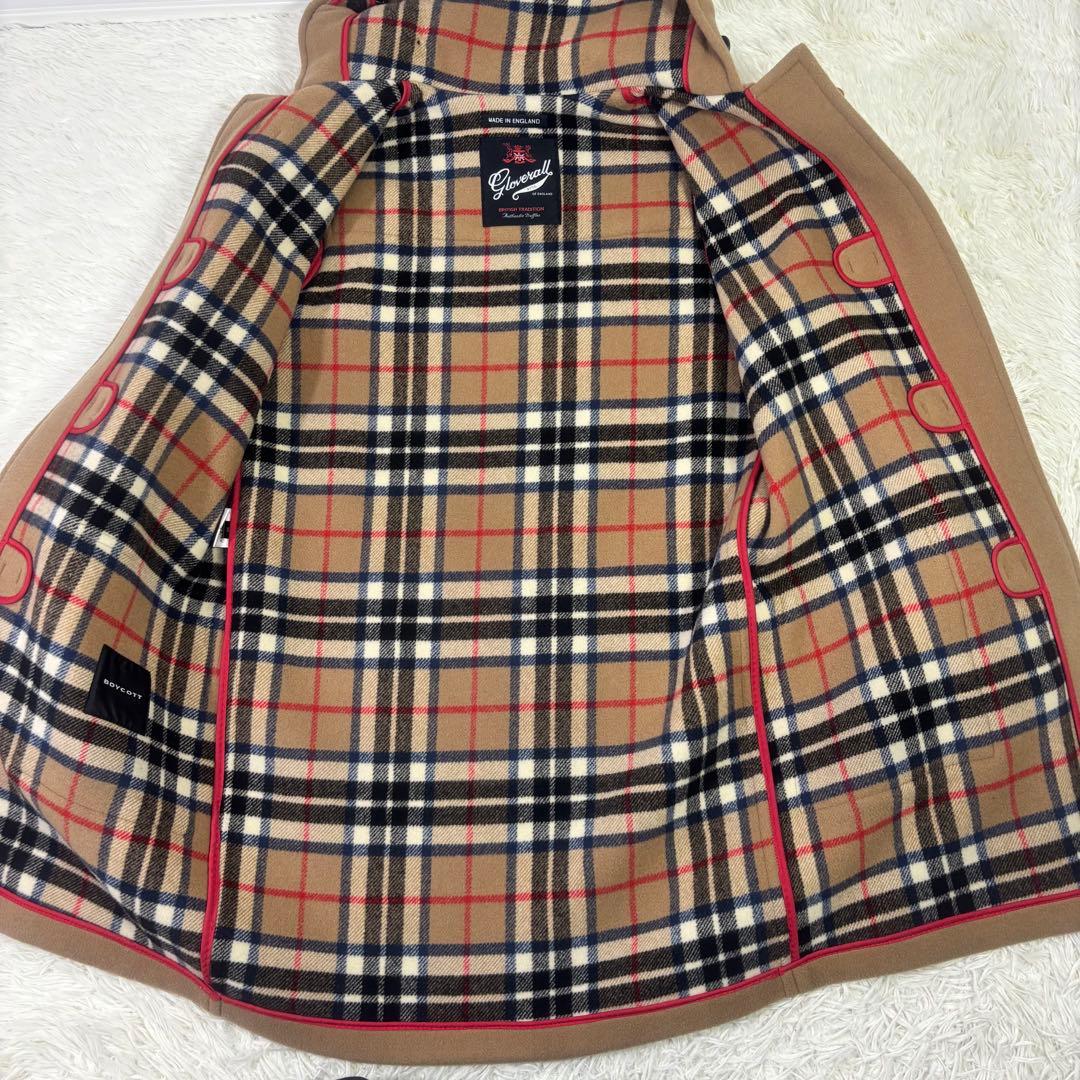 【美品】グローバーオール×ボイコット　ダッフルコート　ベージュ　M