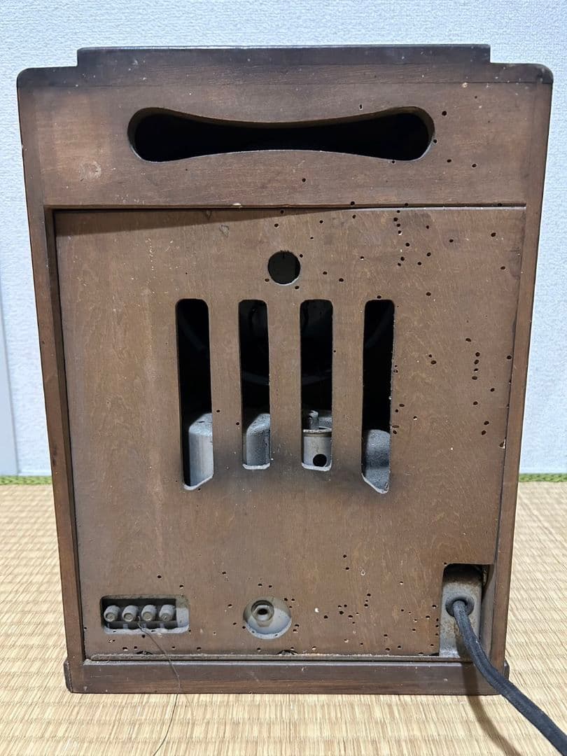 kamo. TELEVIAN 山中電機 昭和初期 真空管ラジオ 木製