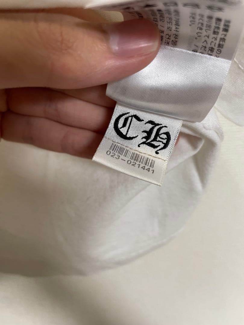クロムハーツ　ネックロゴ　プリント　Tシャツ