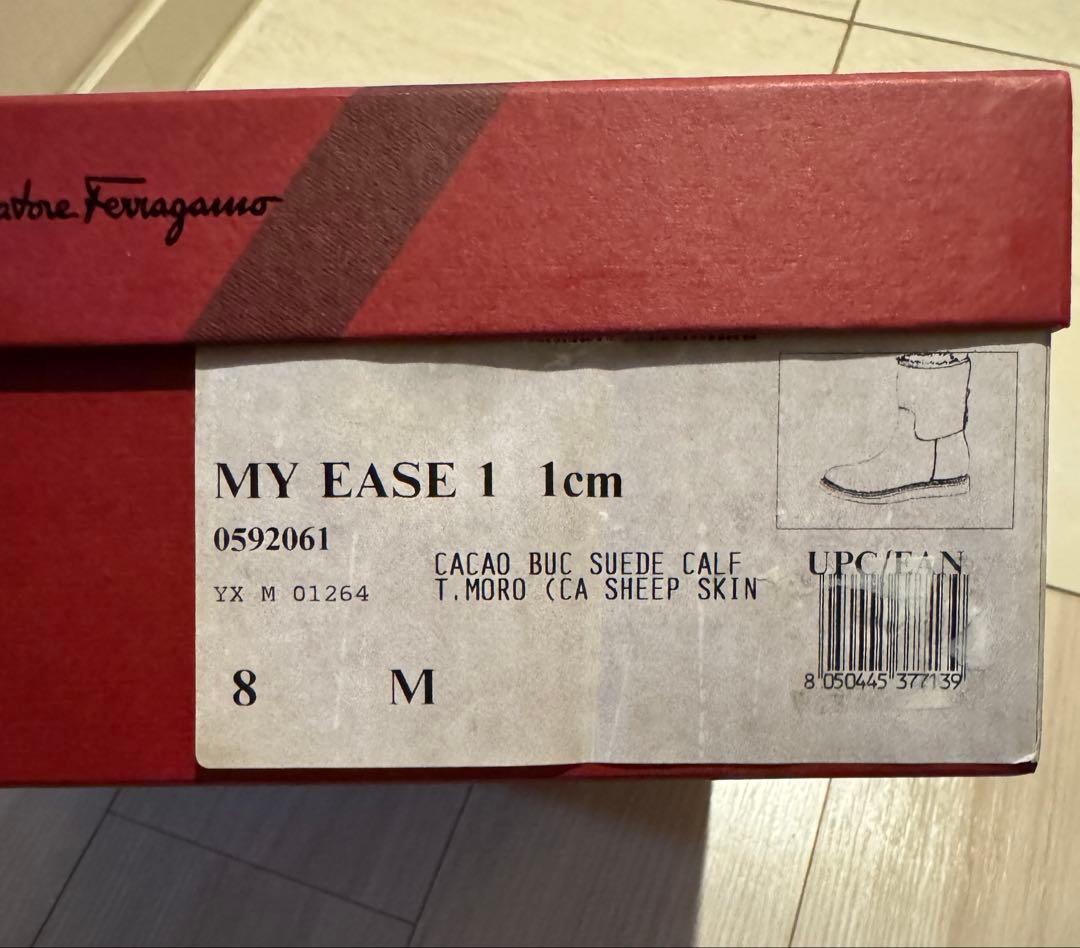 【期間限定お値下げ】Ferragamo ブラウン スエード ムートンブーツ