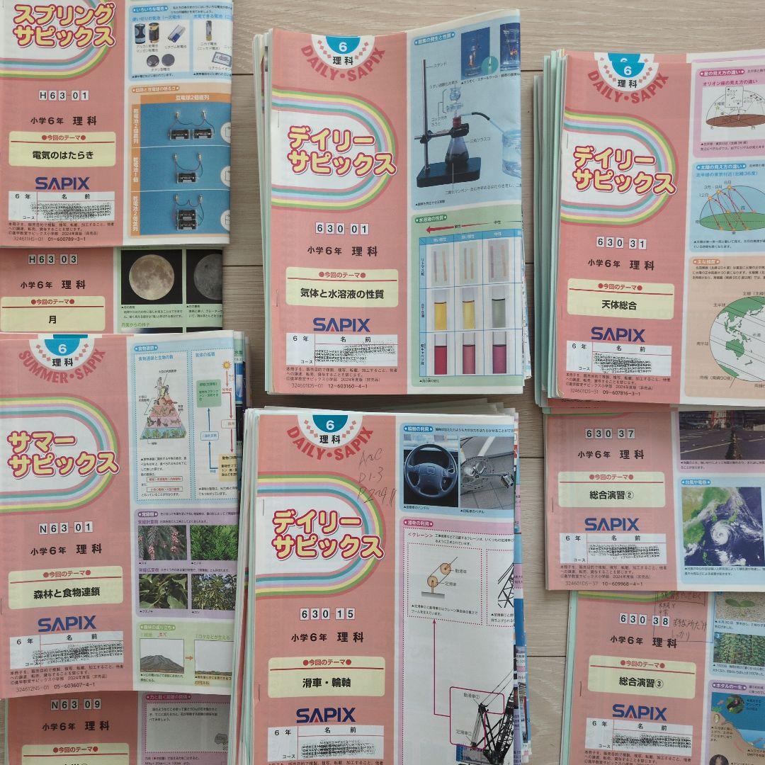 SAPIX 小学6年理科 デイリーサピックス