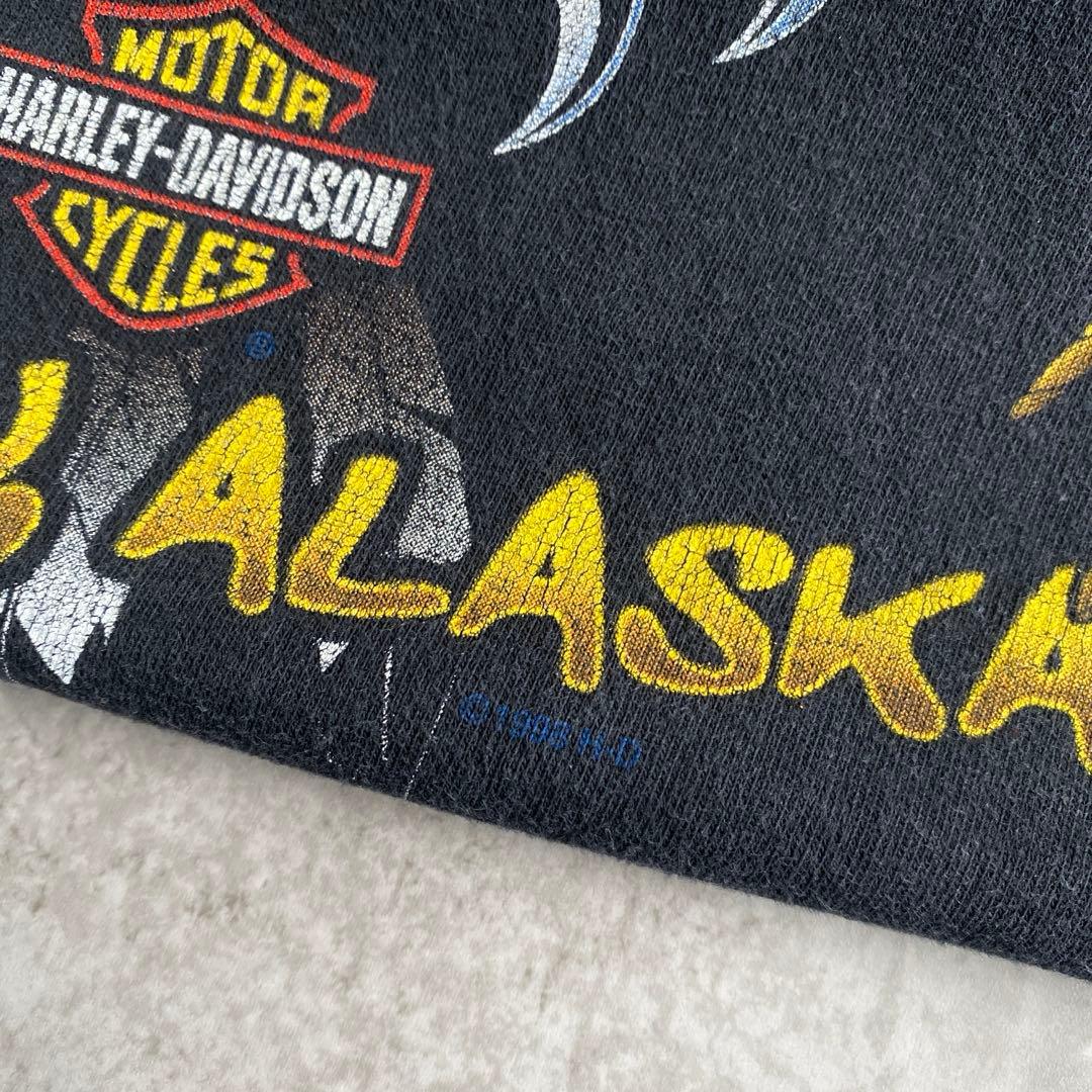 Zayn Malik着90sハーレーダビッドソンTシャツUSA製ブラック黒XL