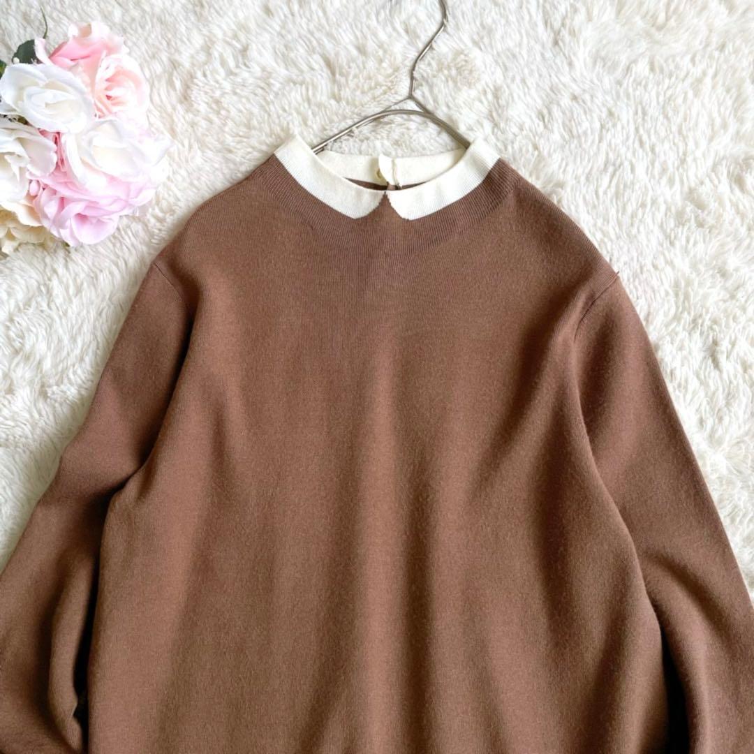 ワンピース MACKINTOSH PHILOSOPHY Cleric Collar Knit