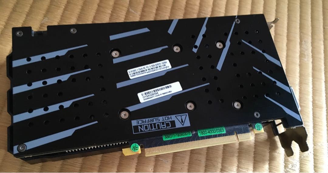 GALAKURO GeForce GTX 1660 OCモデル　動作品