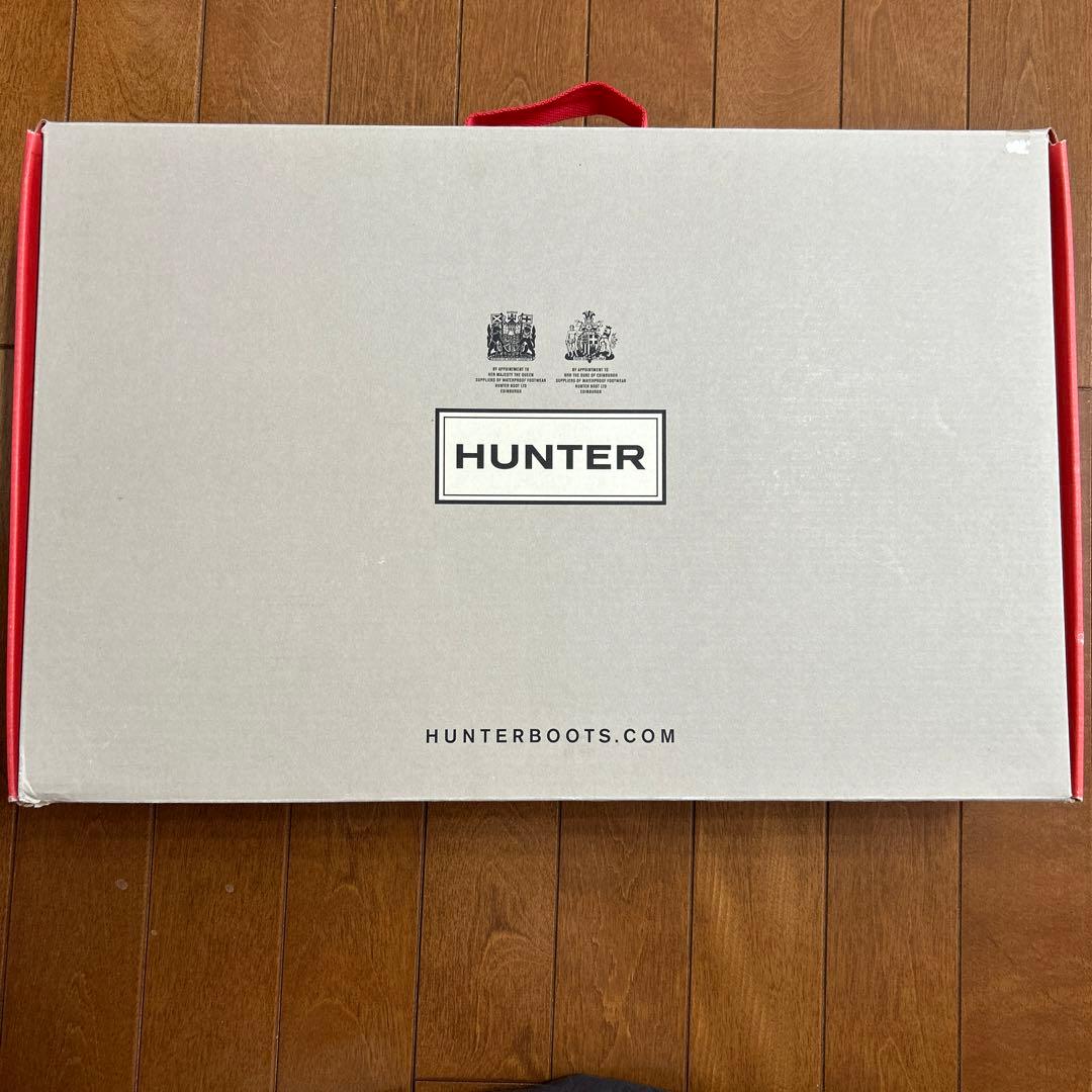 pichan！新品未使用　HUNTER ダークネイビー　長靴 バックル付き