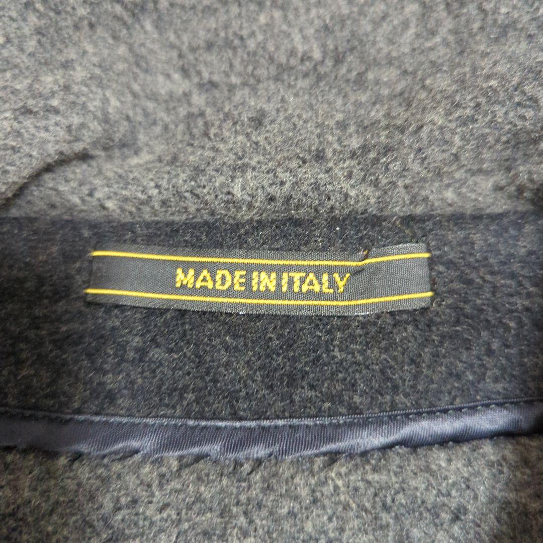 【美品】伊勢丹 イタリア製 ダッフルコート アルパカ混 XL〜2XL相当