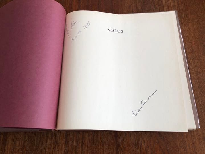 solos Linda connor 写真集　サイン本