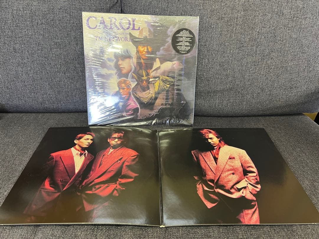 TM NETWORK CAROL 2LP 邦楽レコード 32・3H-5070