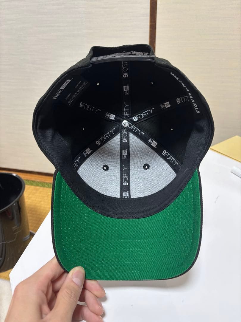 ワコマリア　ニューエラ　キャップ　newera 9forty 黒