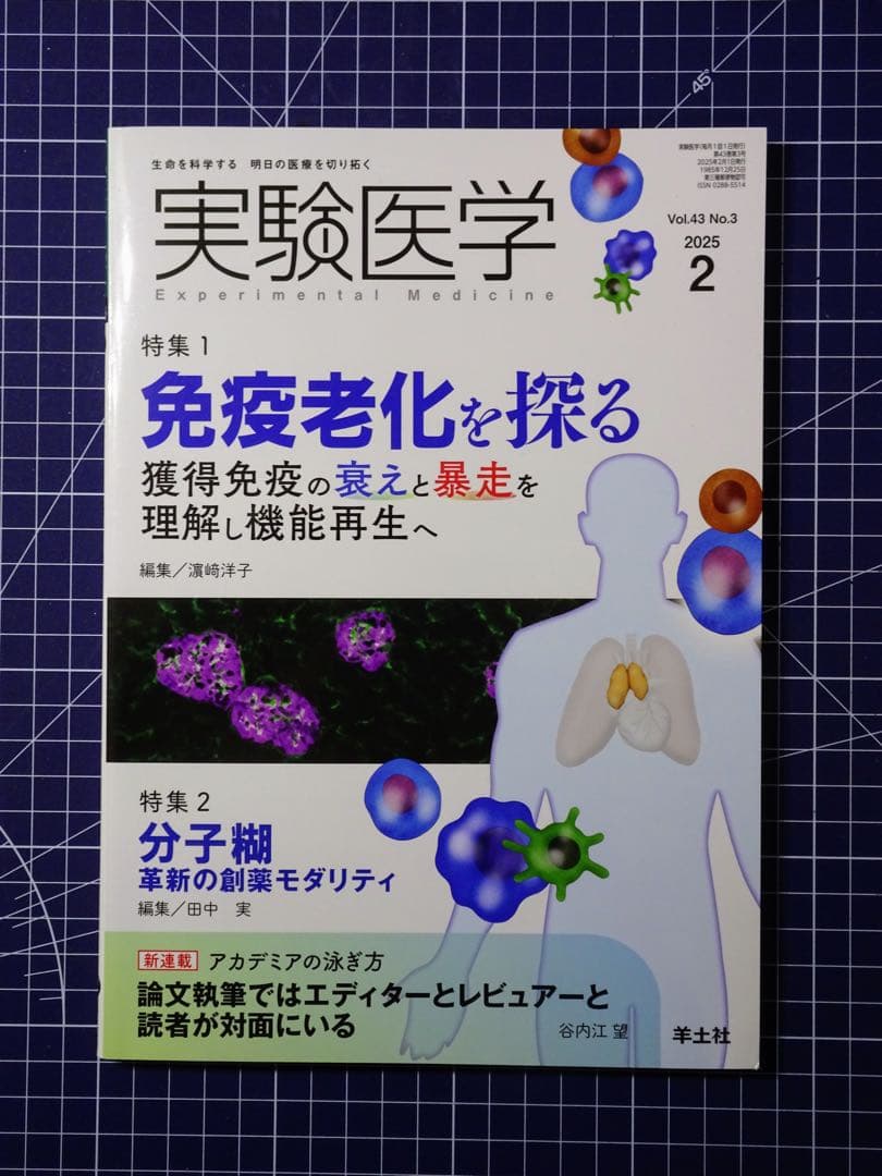 実験医学 2025年 月刊号 全12冊セット 羊土社