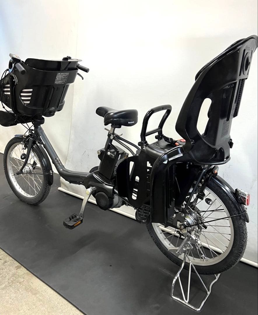 1年保証 新型　パナソニック　ギュットミニ　20インチ　灰色　電動アシスト自転車