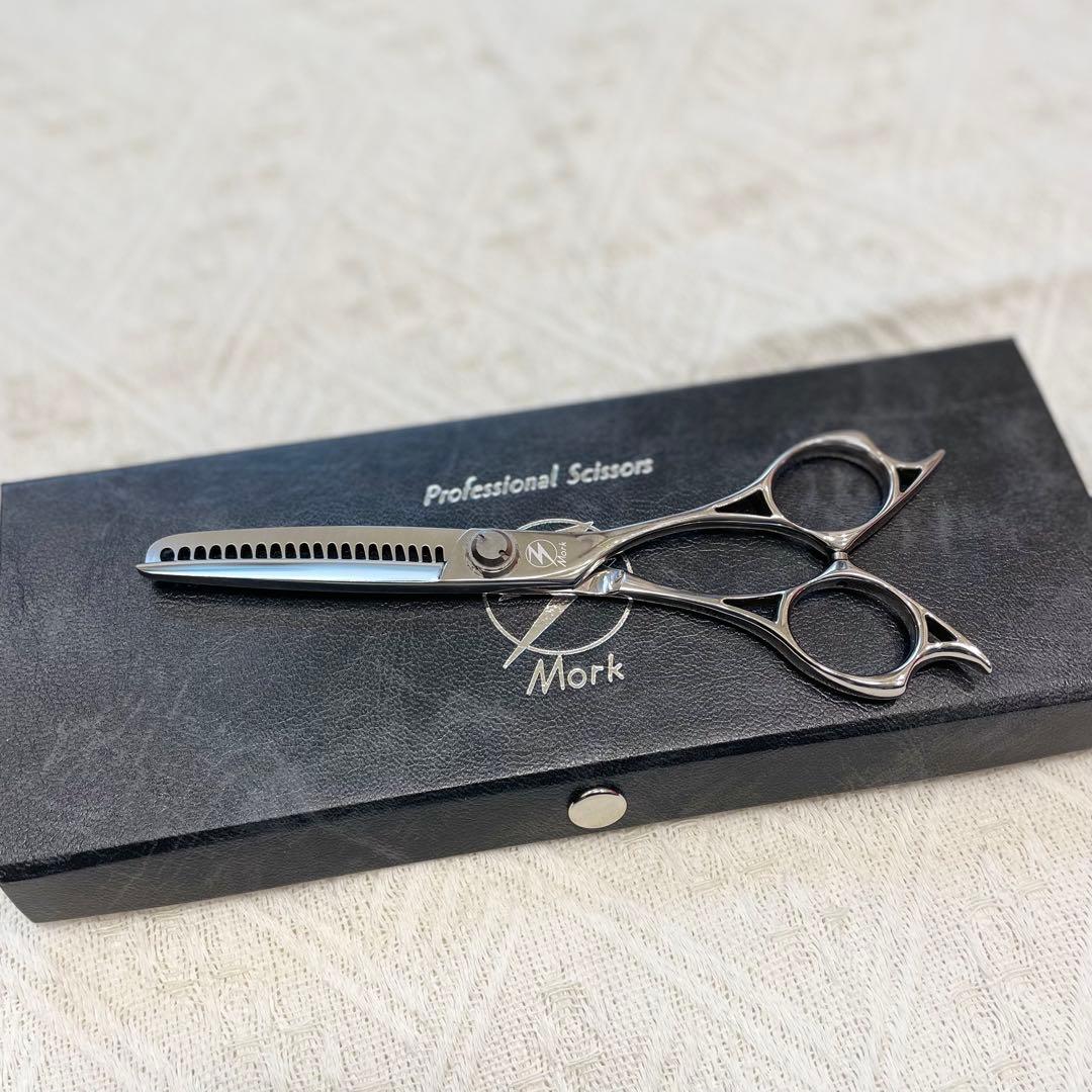 【 美品 】 モルク セニング 20G 40% シザー コバルト 美容 理容