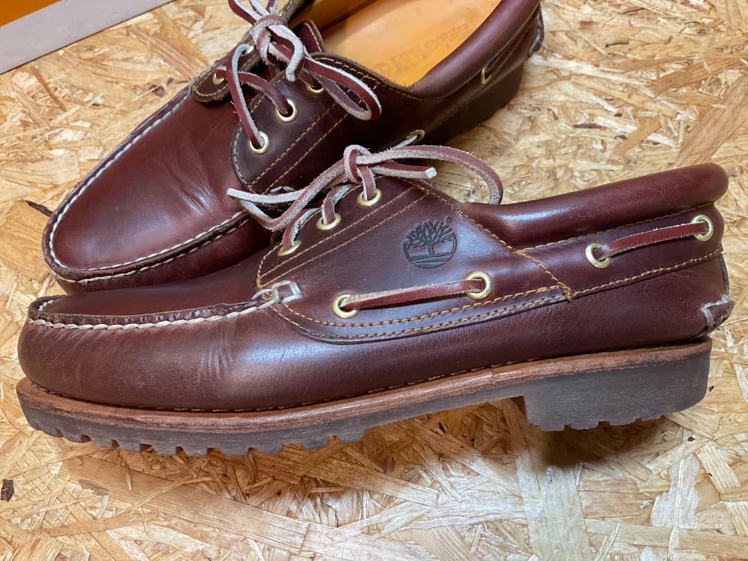 ティンバーランド 50009 3EYE LUG BOAT SHOE バーガンディ