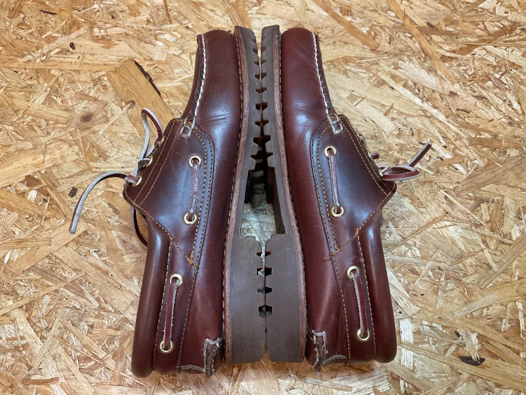 ティンバーランド 50009 3EYE LUG BOAT SHOE バーガンディ