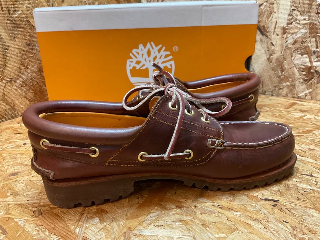 ティンバーランド 50009 3EYE LUG BOAT SHOE バーガンディ