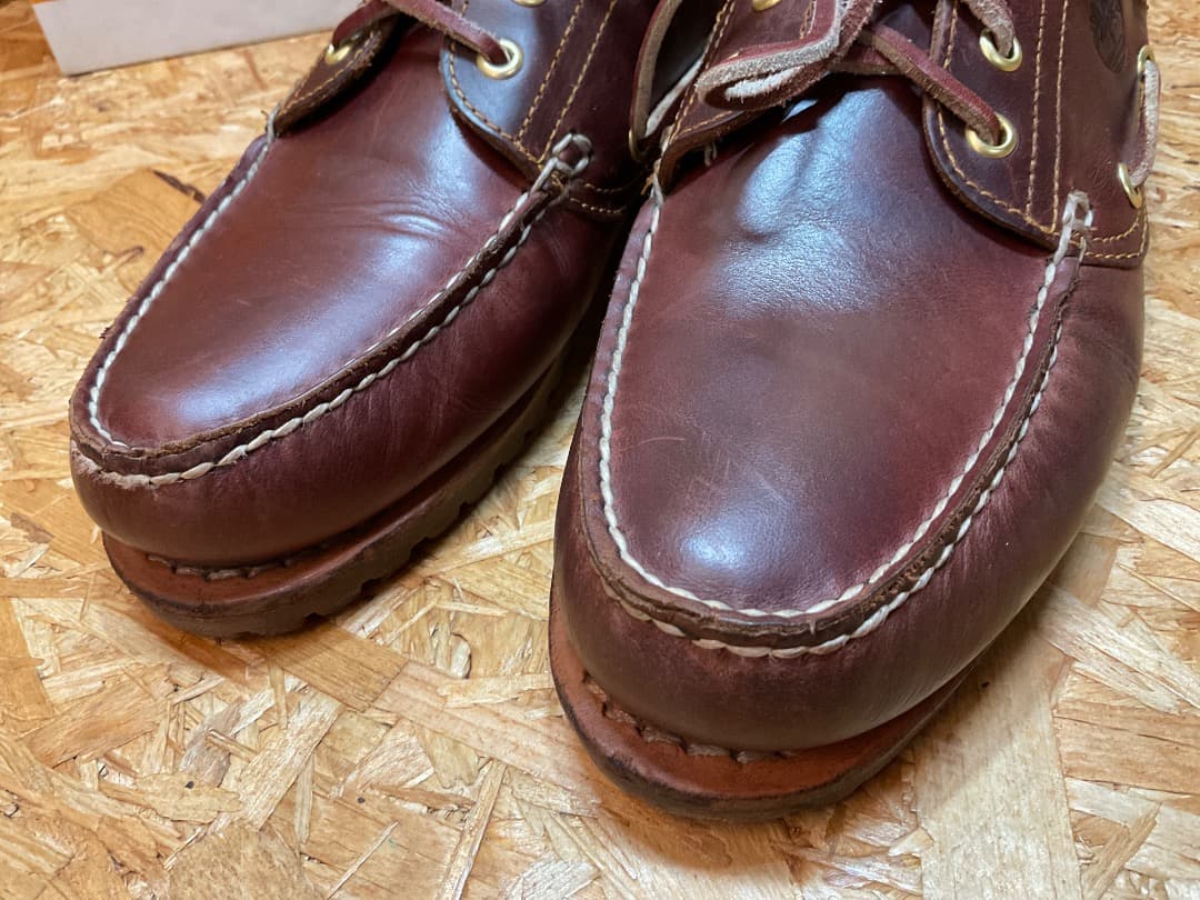 ティンバーランド 50009 3EYE LUG BOAT SHOE バーガンディ