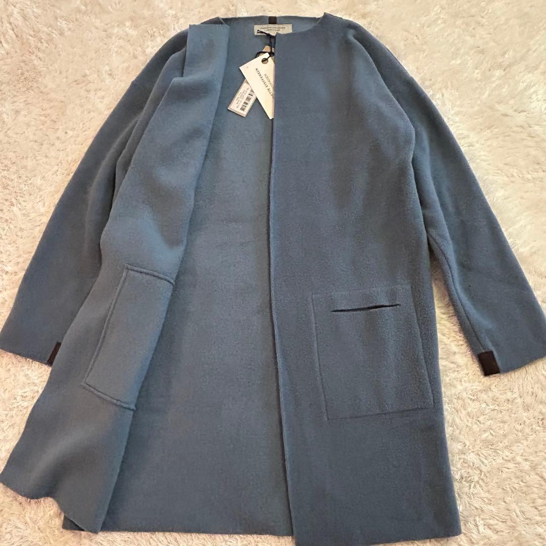 新品　未使用⭐︎ アンリエットステファンセン　ロングカーディガン　くすみブルー