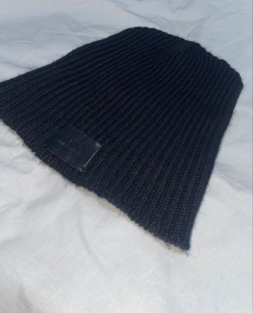 Y's Black Wool ビーニー