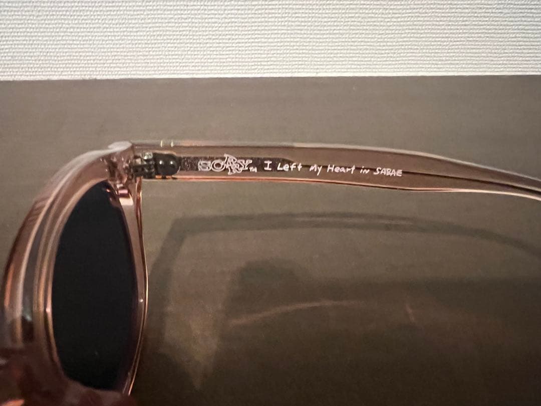 【美品】sorry a bootleg optical ピンク サングラス
