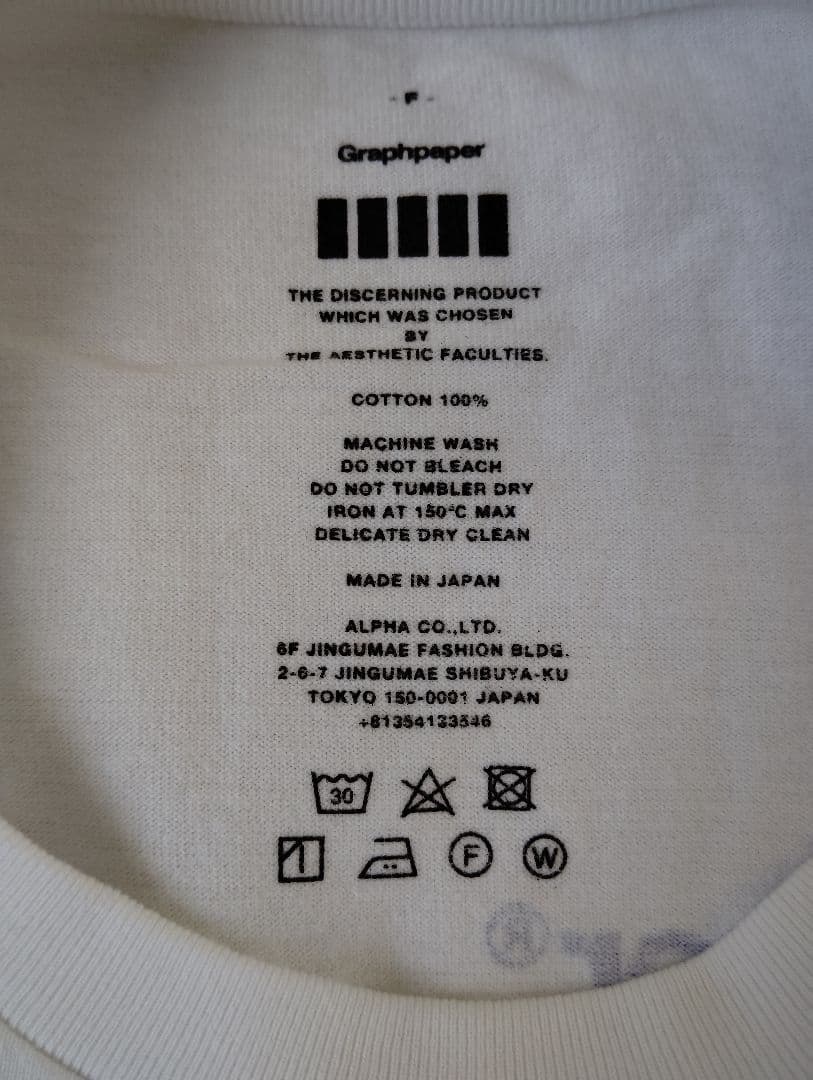 Graphpaper　別注　Oversized S/S Tee